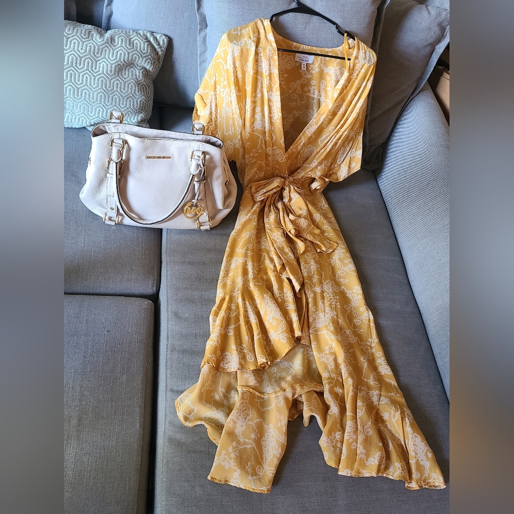 & OTHER STORIES, beautiful yellow wrap dress. Sz 8